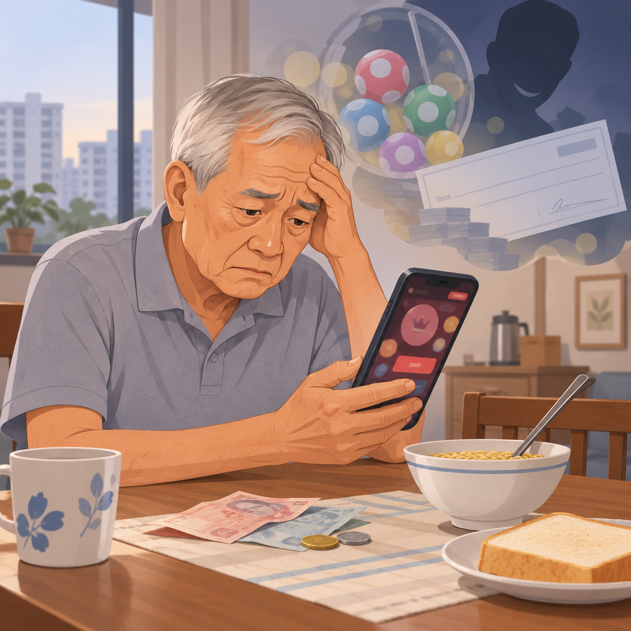 七旬男子误信“包中马票”骗局，损失逾2.1万元