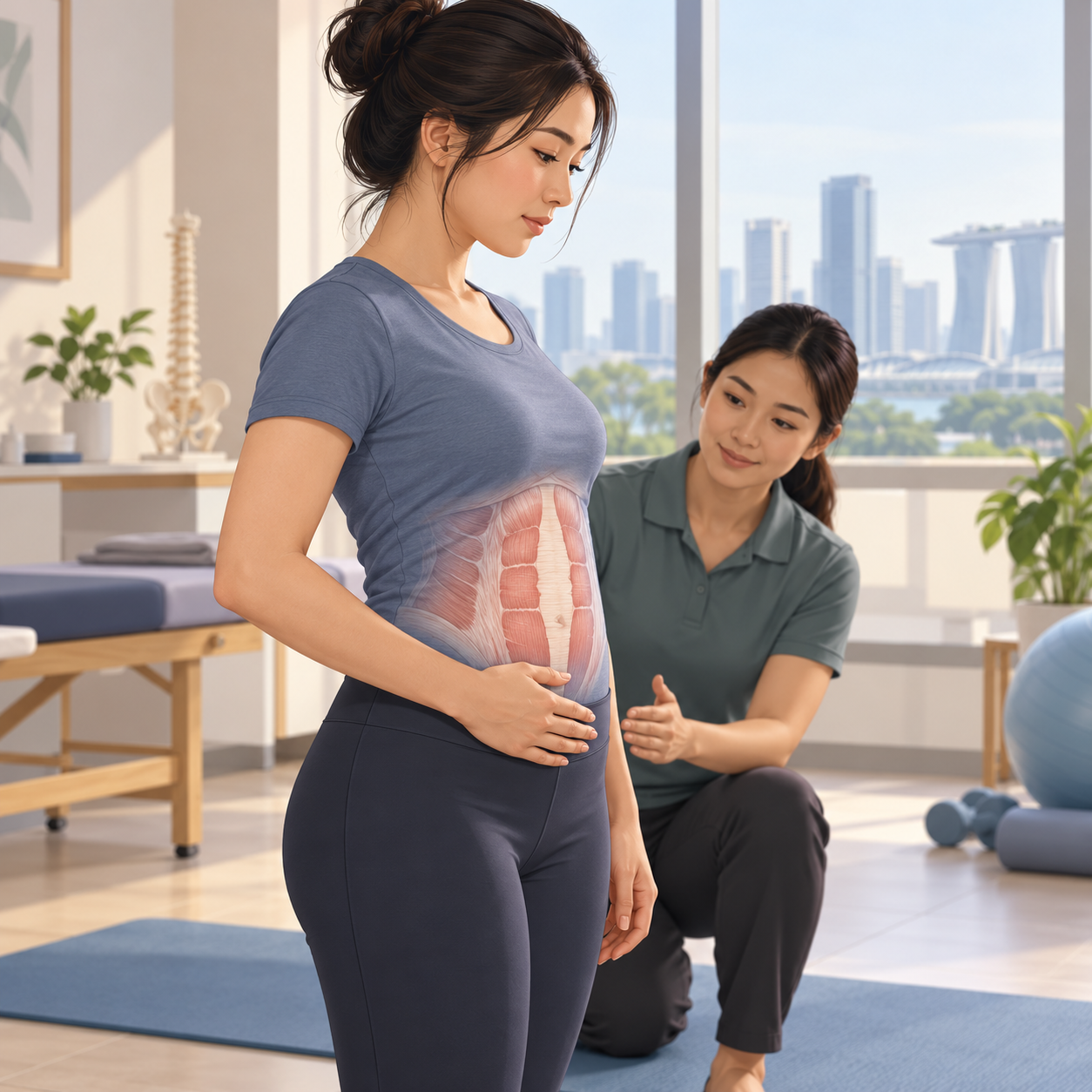 产后运动仍有腹部凸起？可能是腹直肌分离