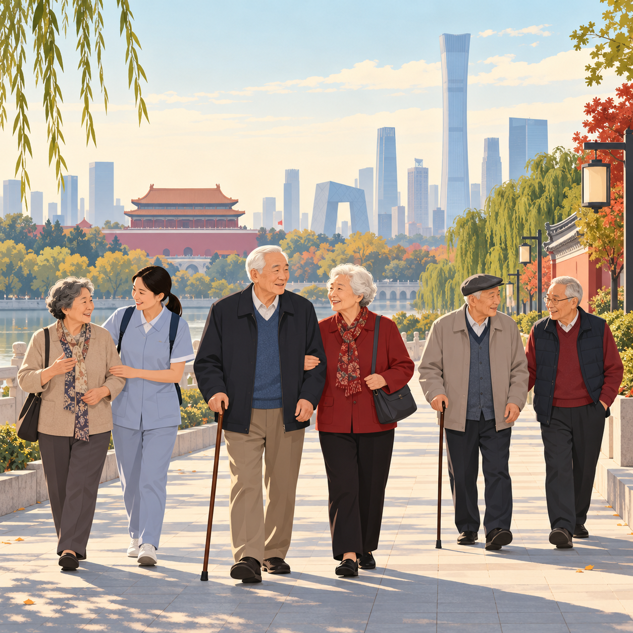 北京预计到2035年进入超老龄化社会