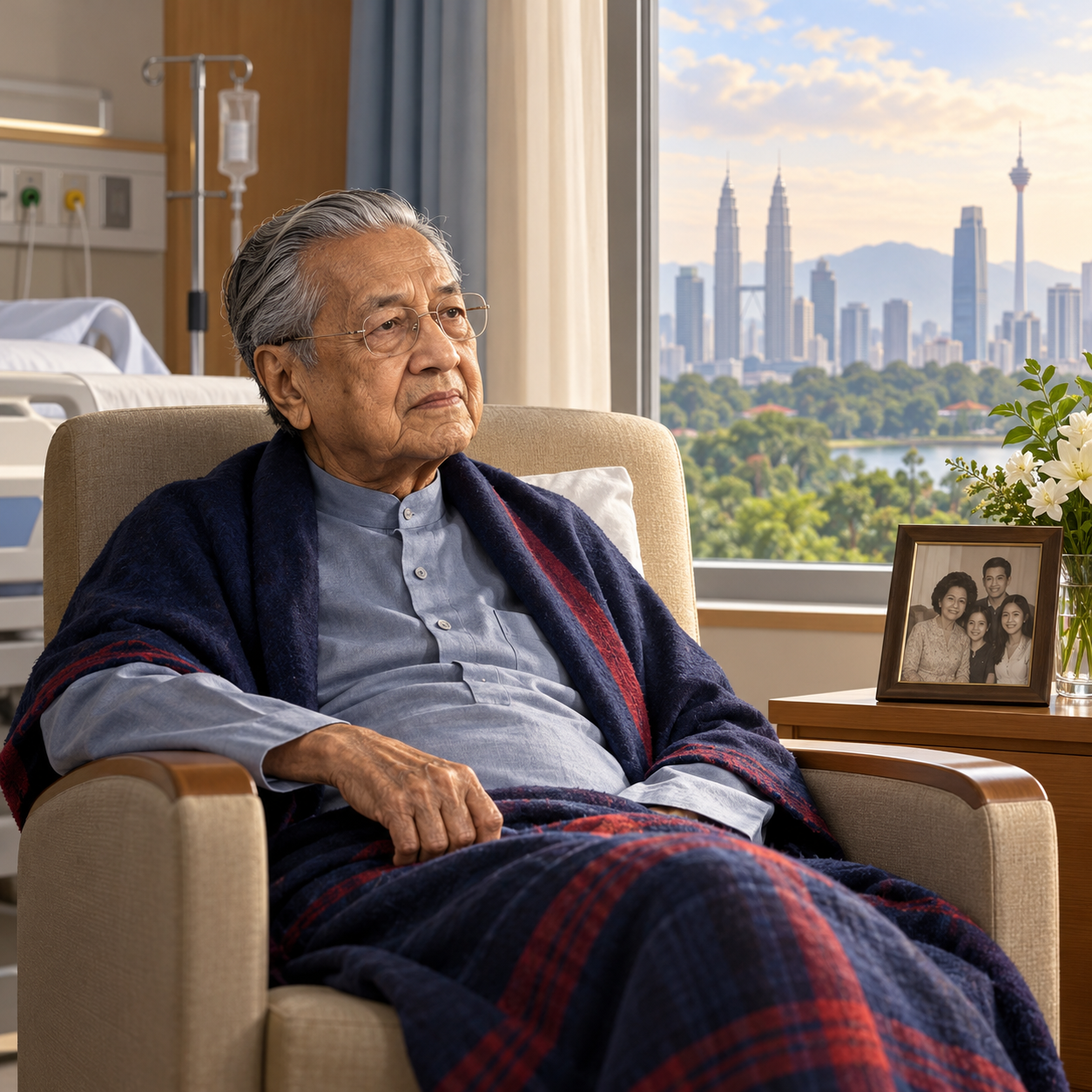 马哈迪称体力尚未恢复，感叹所剩时日不多
