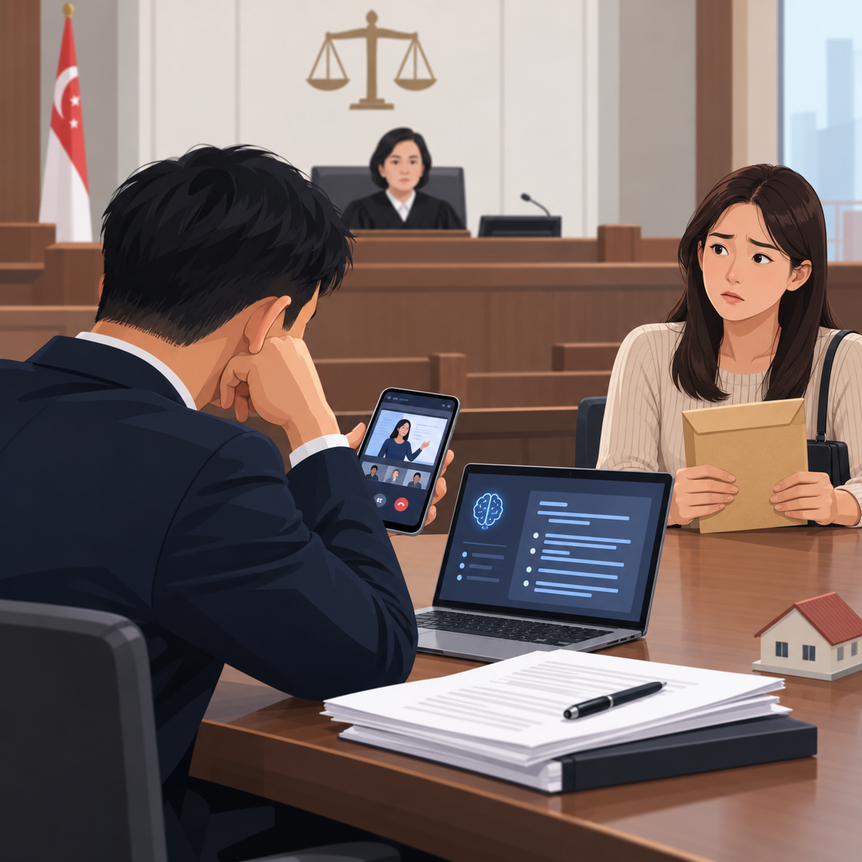 房东庭审期间上网课并借助AI准备论点 被令支付200新元讼费