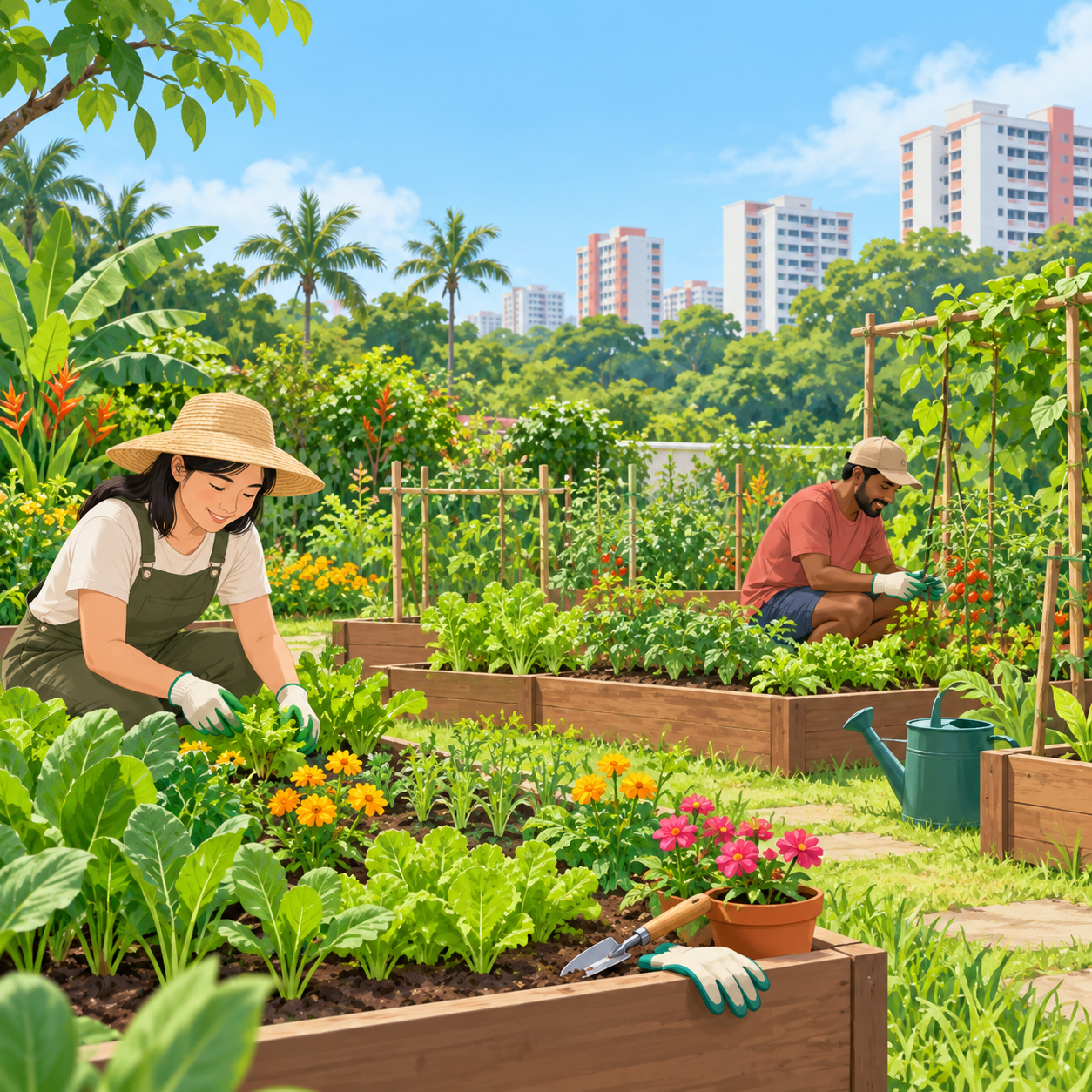 新加坡500个园艺地块10月20日起开放申请