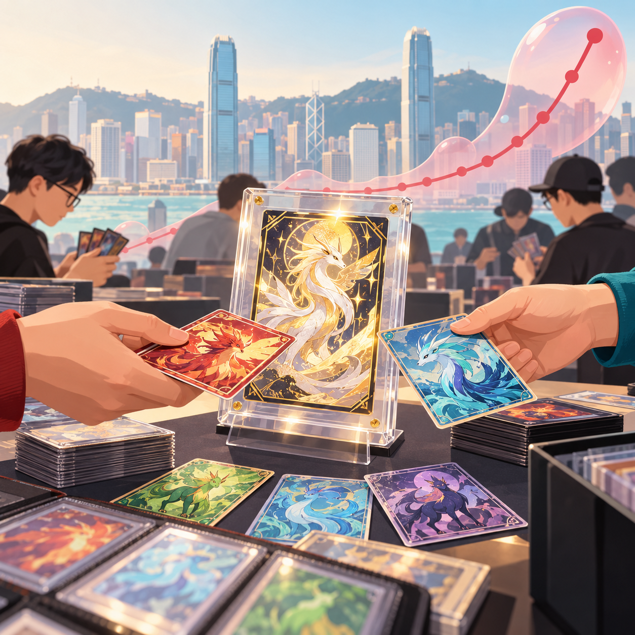 香港宝可梦卡牌热升温，稀有卡价格引发泡沫担忧