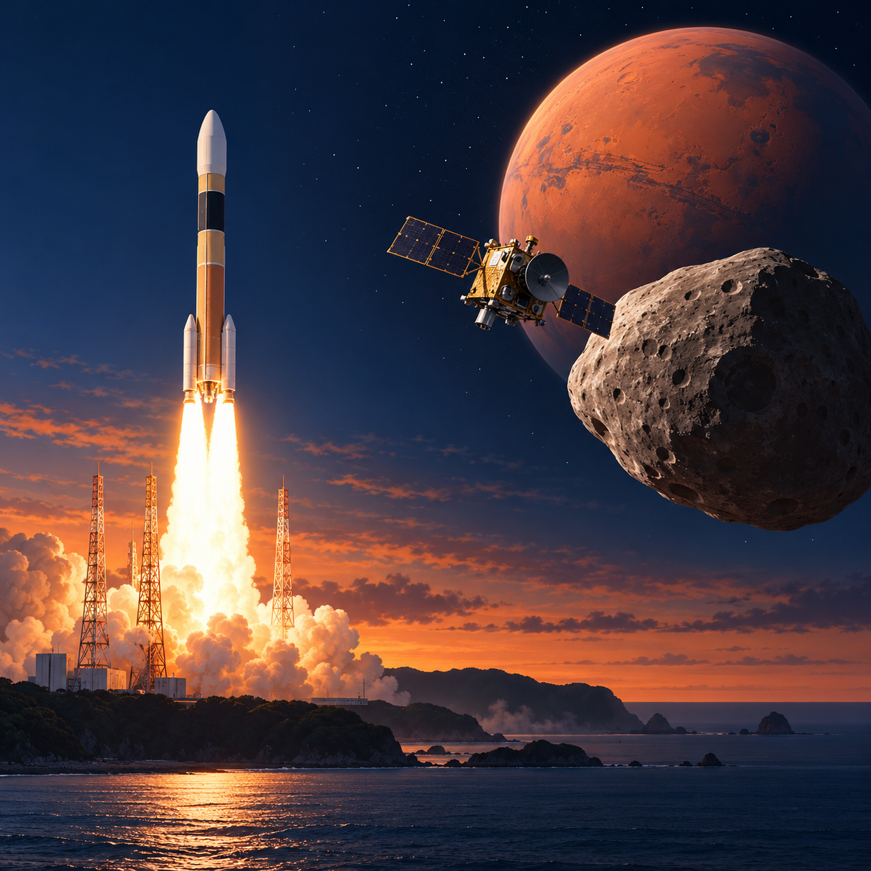 日本启动火星卫星采样返回任务
