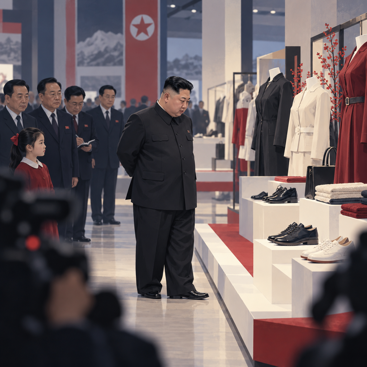 金正恩参观服装展照片公布，死亡传闻未获证实