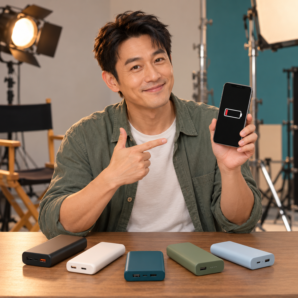 陈罗密欧拥有5个充电宝，称同剧演员随时可以向他借用
