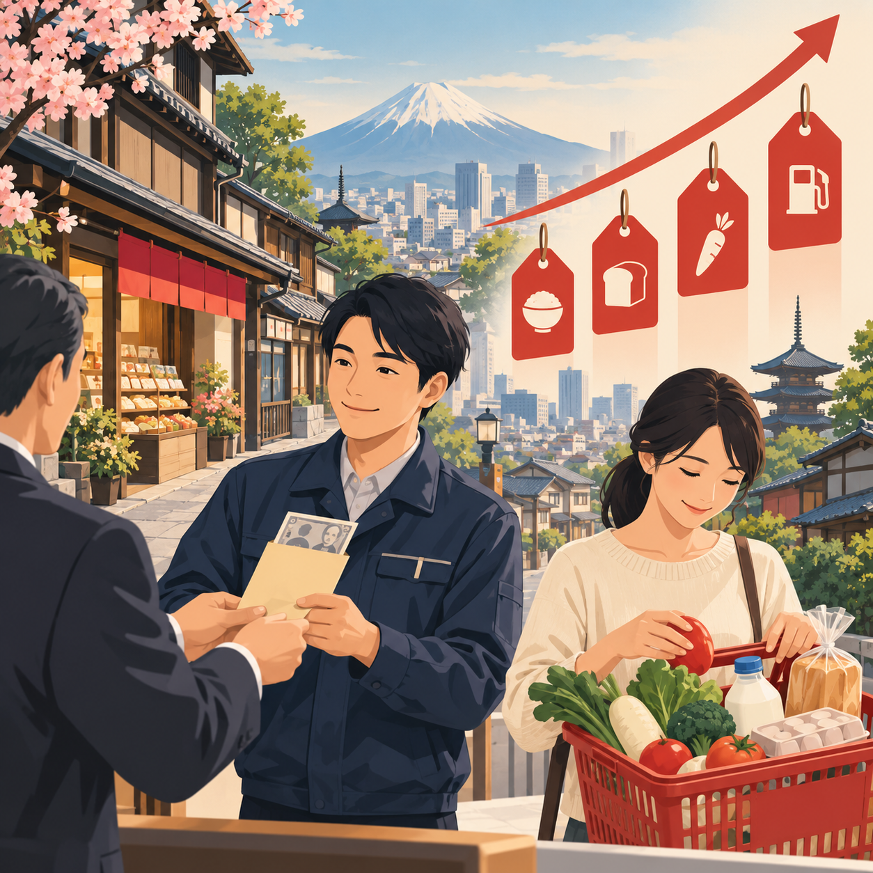 日本正迈向工资推动的持续通胀阶段