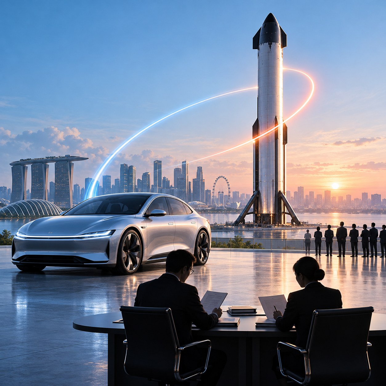 分析人士认为特斯拉与SpaceX合并势在必行，马斯克称尚未确定