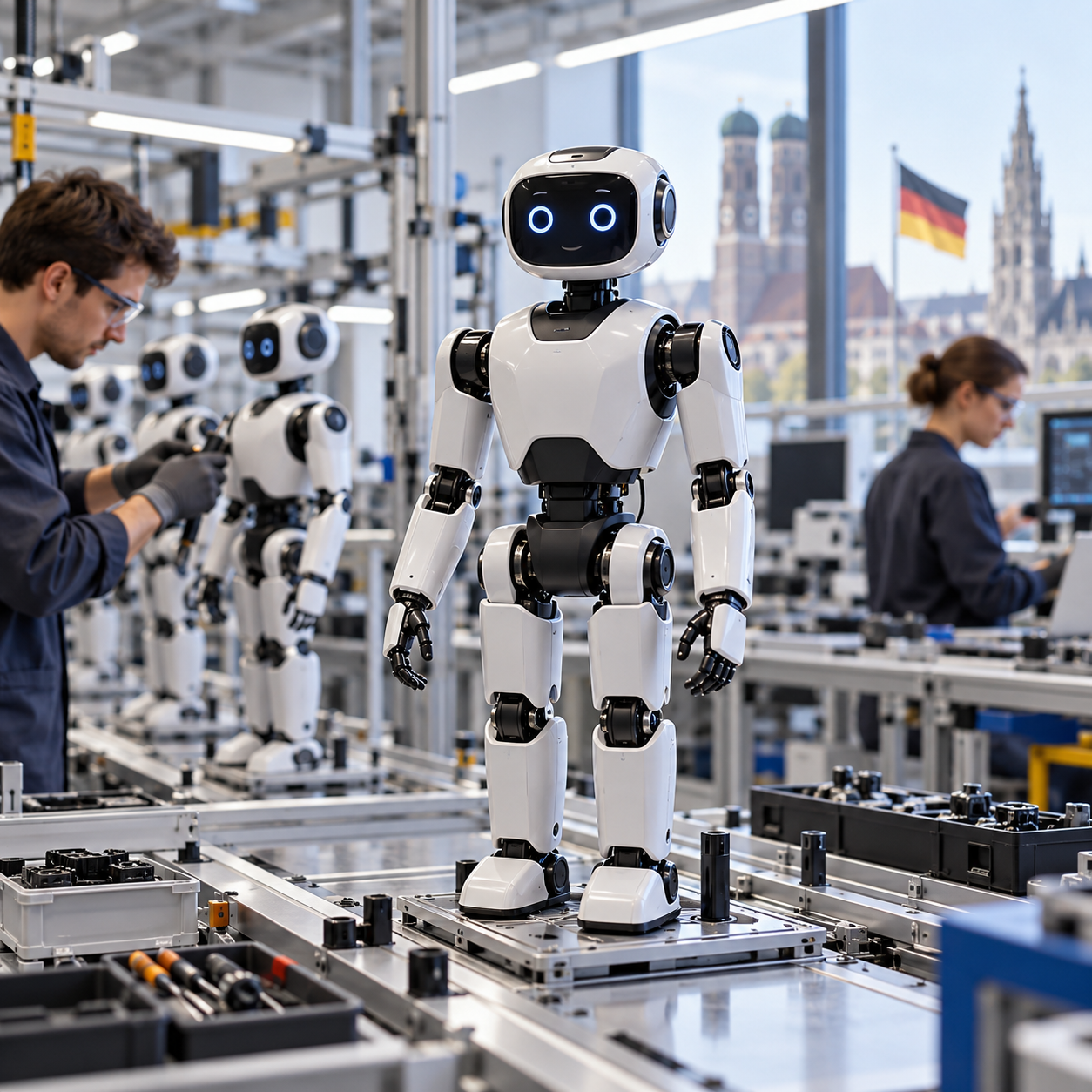 德国Agile Robots计划明年生产最多2000台人形机器人