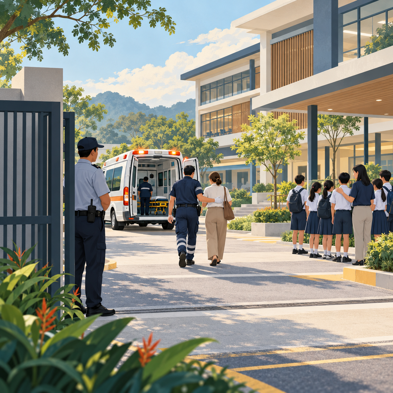 古晋国际学校涉袭师者已非在籍学生 校方计划周四复课