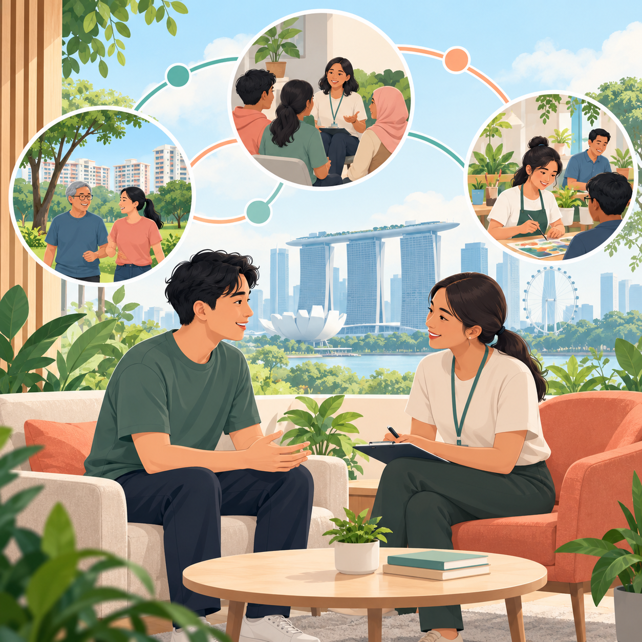 新加坡将整合社区心理健康服务，成立HealthierMind SG网络