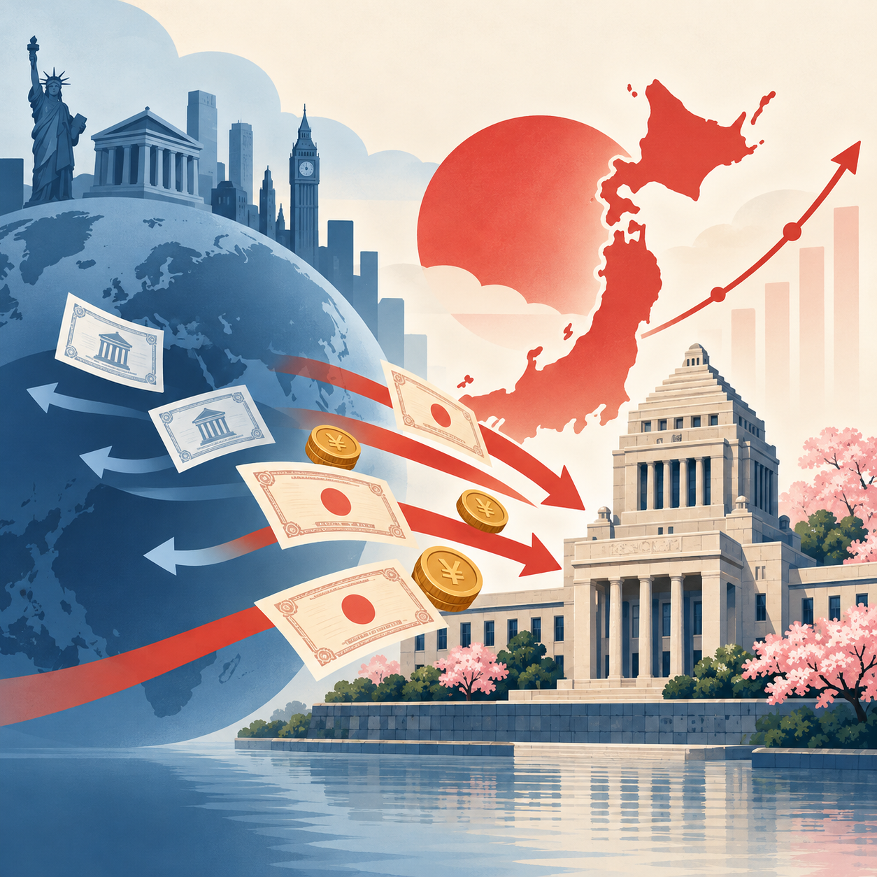 日本投资者连续五周净卖出海外债券，资金转向国内市场