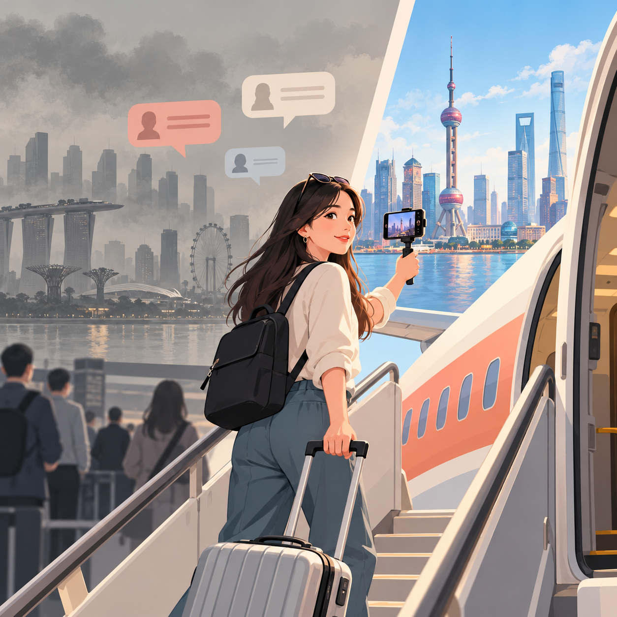 新加坡网红“逃离雾霾”旅游视频引争议后道歉