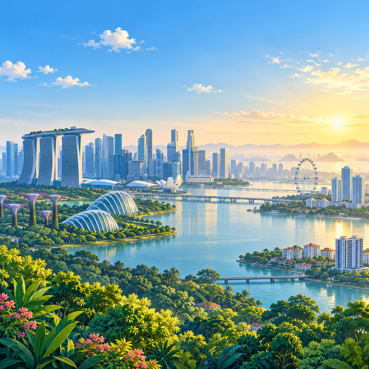 新加坡雾霾减轻，全岛空气质量回升至良好至中等