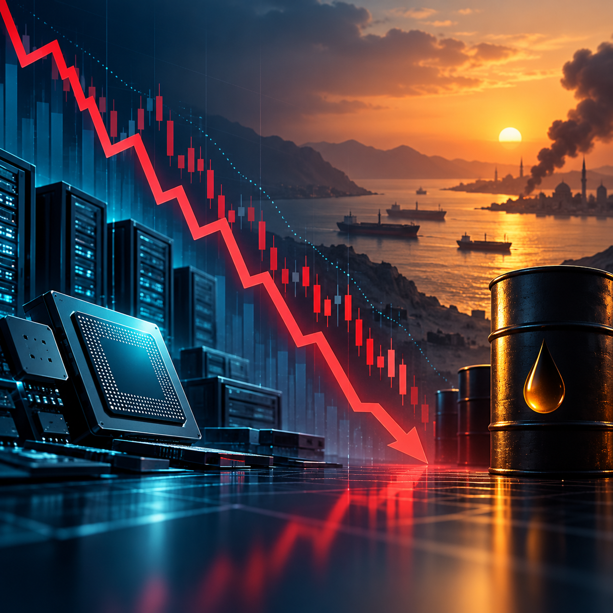 AI支出忧虑拖累科技股 纳指大跌2.6%