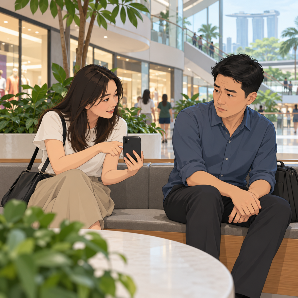 “MRT女郎”再现裕廊坊，疑似向陌生人展示视频