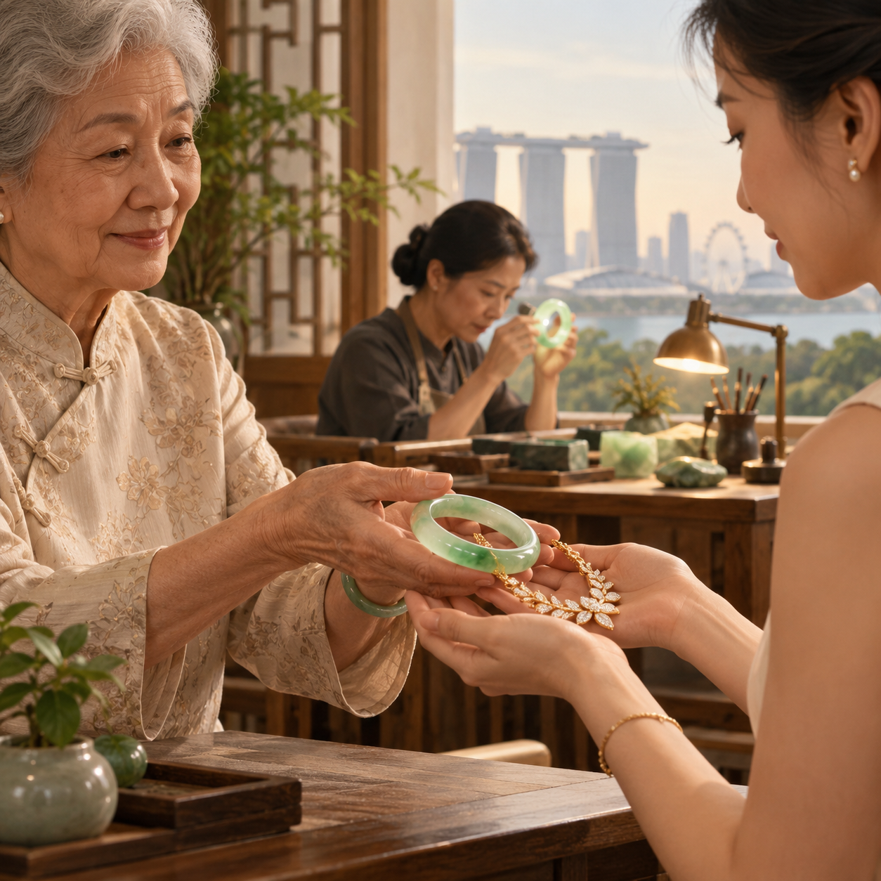 翡翠设计师周玉琳：20年间见证新加坡家庭传承观念变化