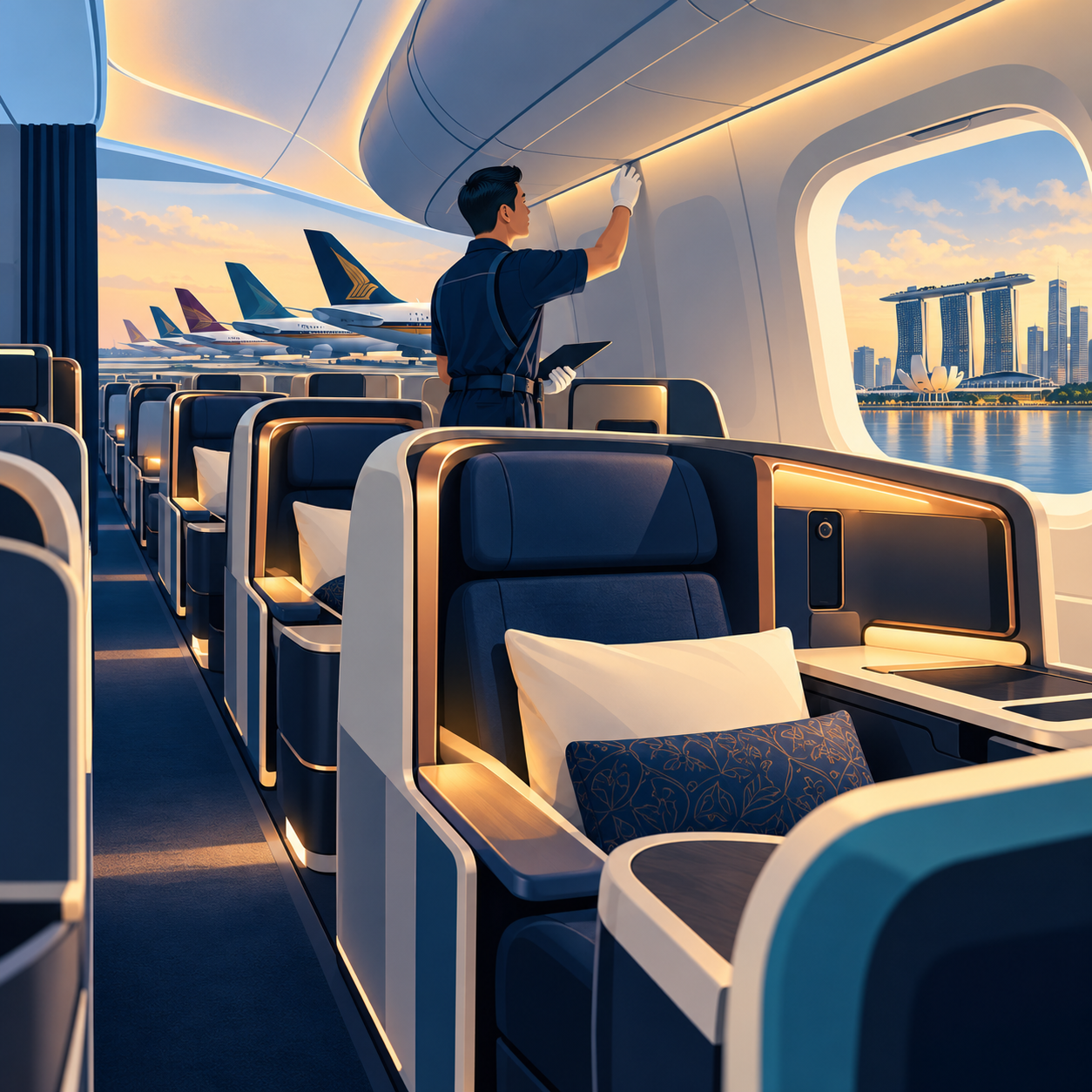 航空公司竞相翻新客舱，巨额投入能否收回成本？