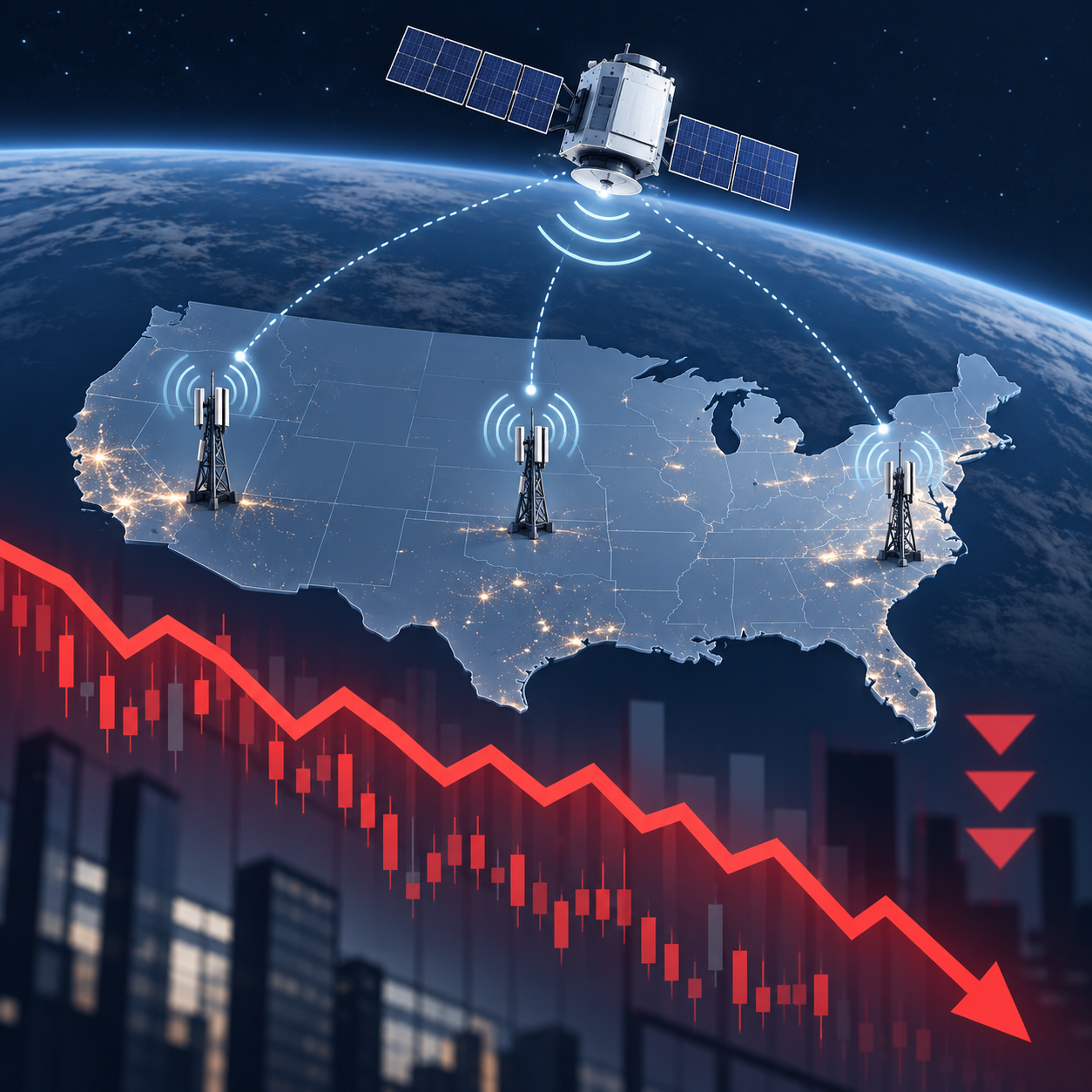 SpaceX或进军美国移动通信市场，美电信股下跌