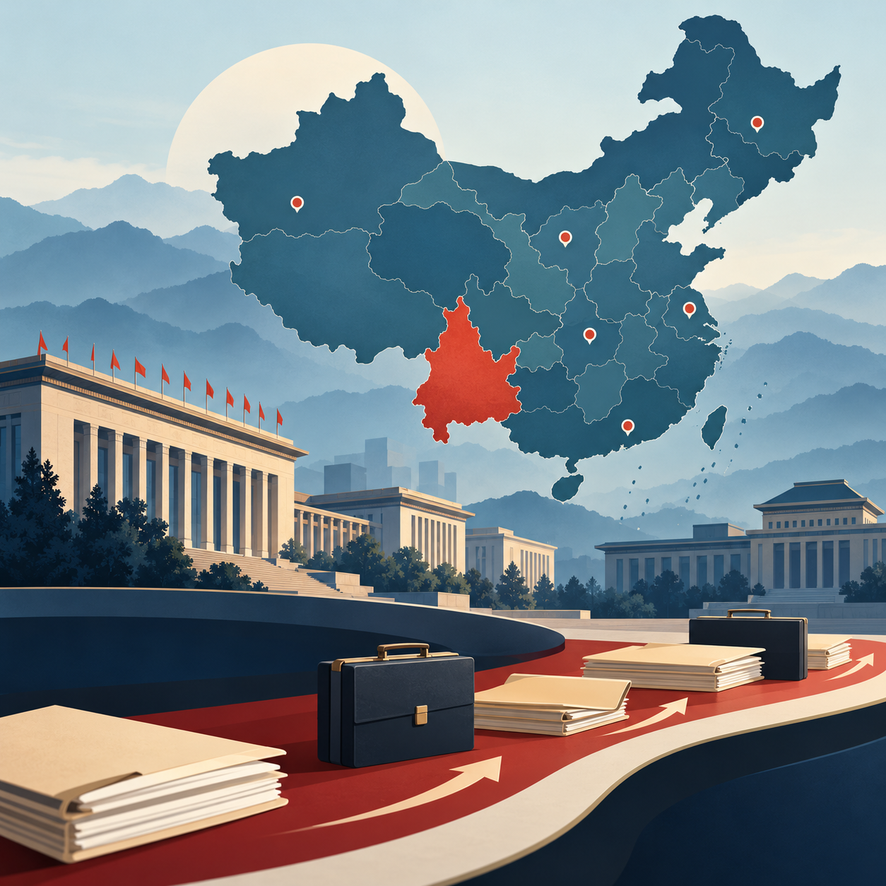 中国六省密集调整人事，莫高义任云南省委书记