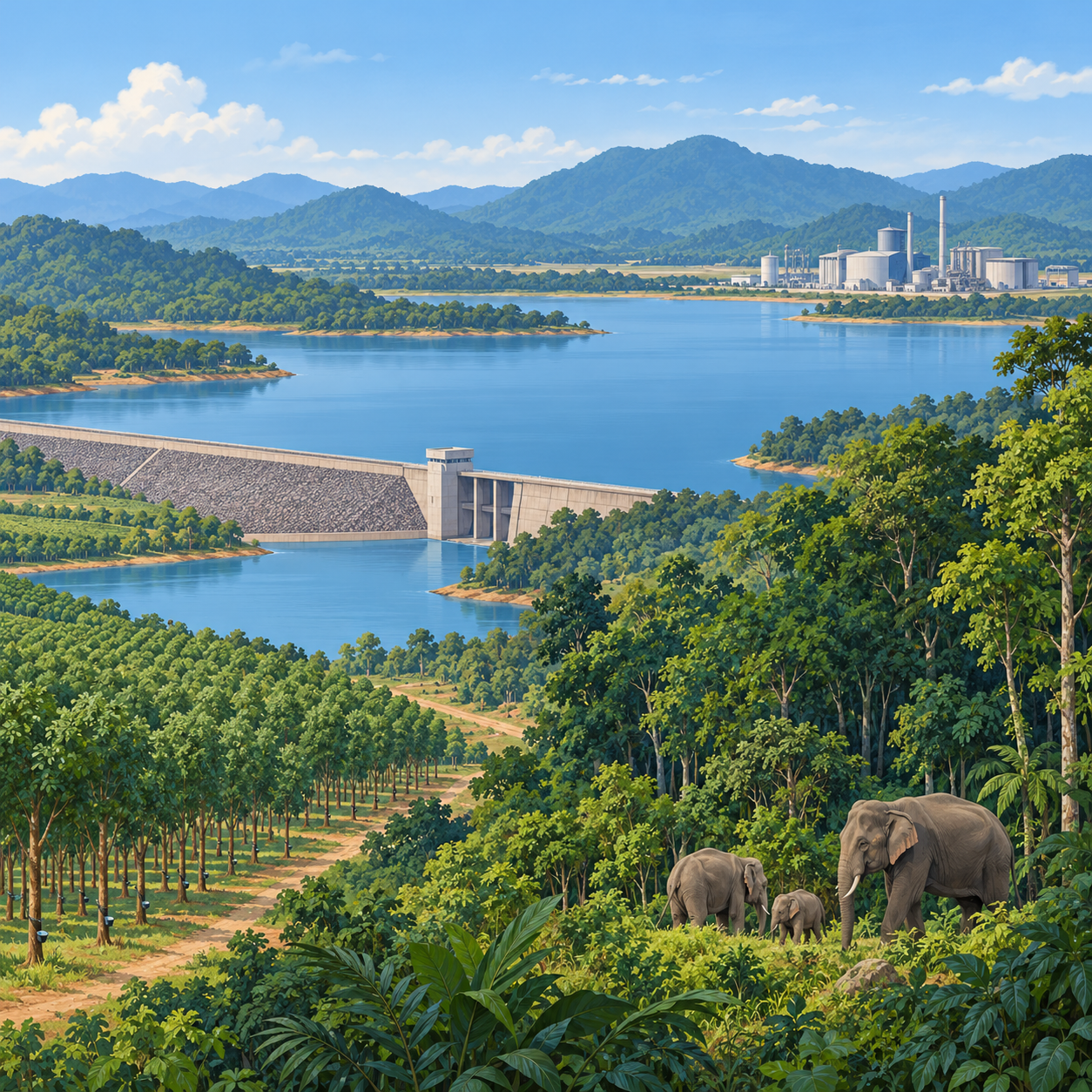 泰国拟建水库引关注：工业用水需求与生态保护如何平衡