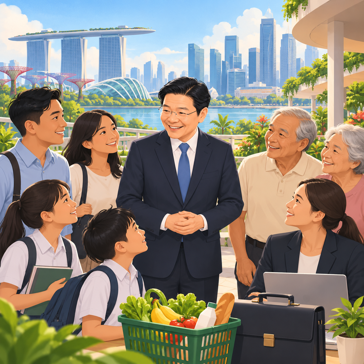 黄循财：政府将应对生活成本压力，助新加坡人获得更好工作