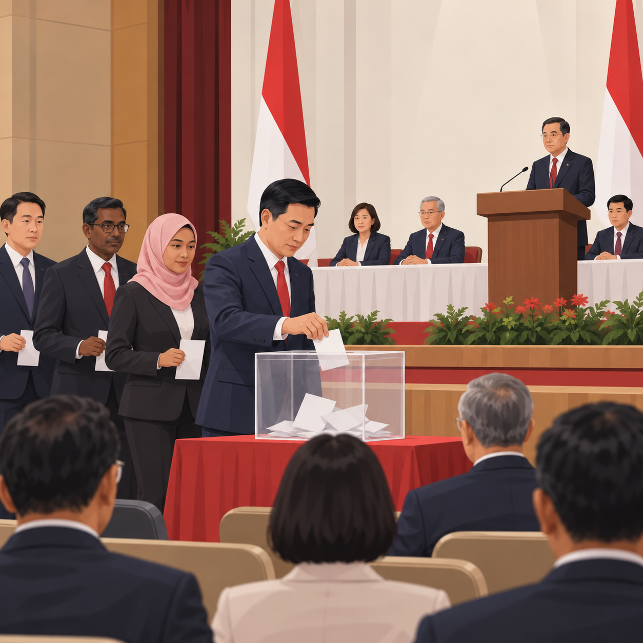 新加坡人民行动党选出新一届中央执行委员会