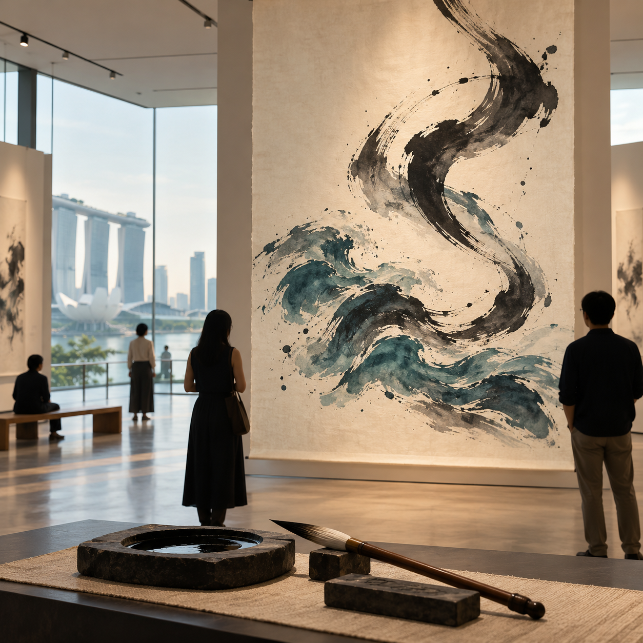 李云川“海韵”书法展10月28日起在新加坡举行