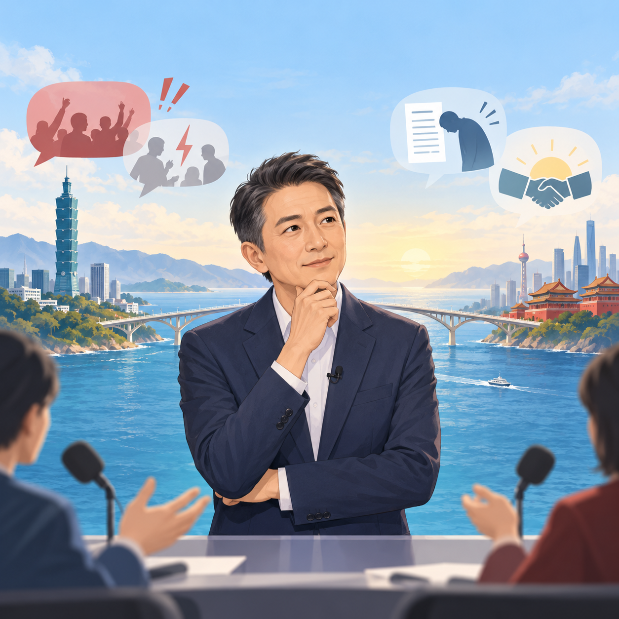 蔡康永发文称从未支持台独，盼两岸友好往来