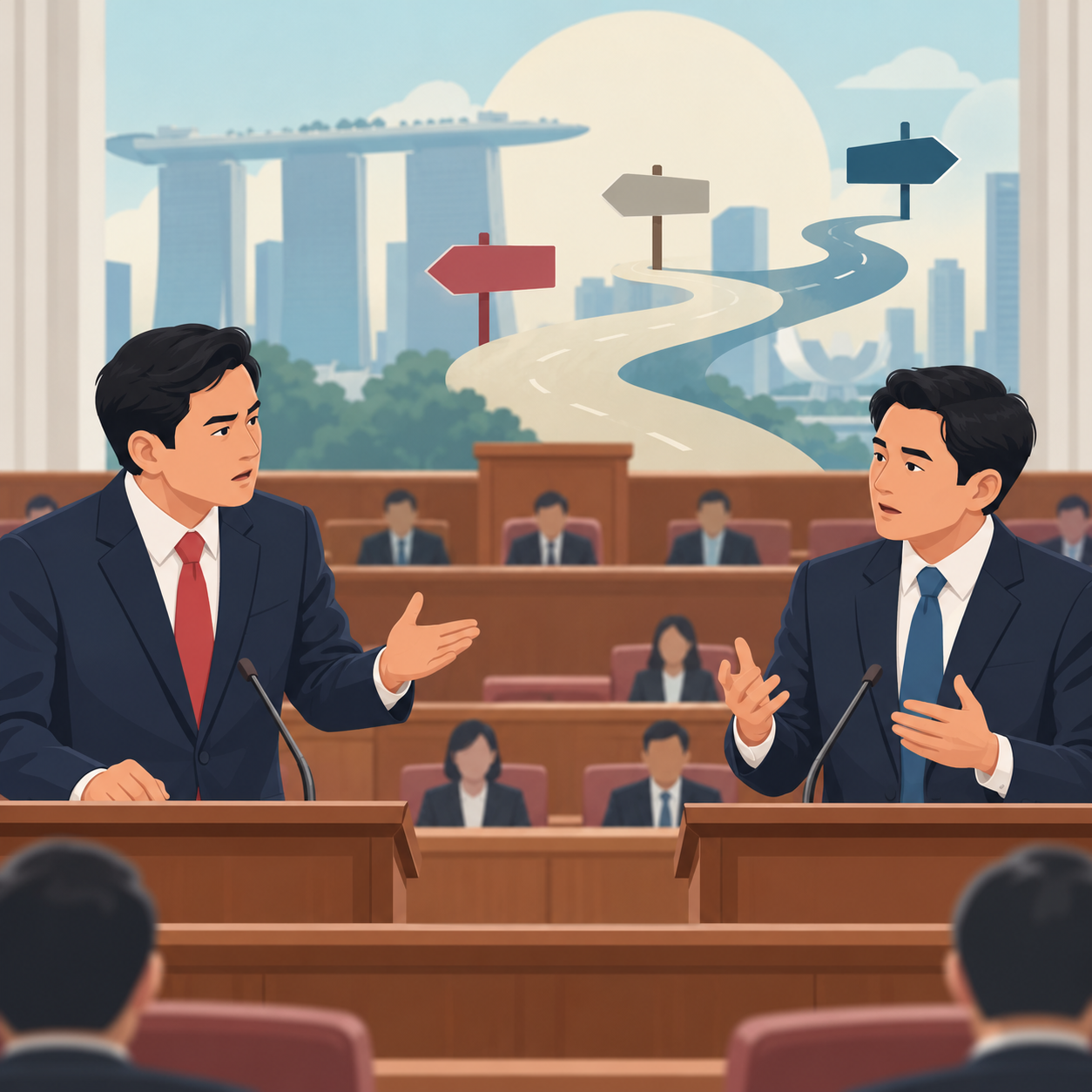 黄循财批工人党立场前后不一，林志蔚称调整立场体现智慧
