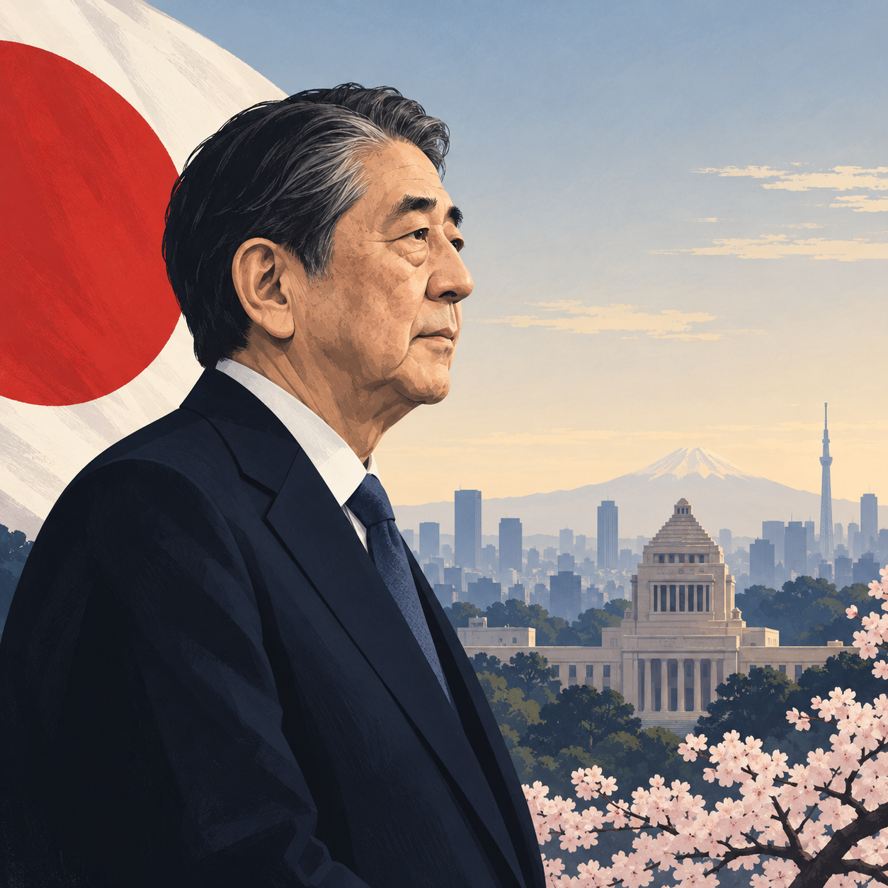 日本前首相福田康夫心脏衰竭逝世，享年90岁
