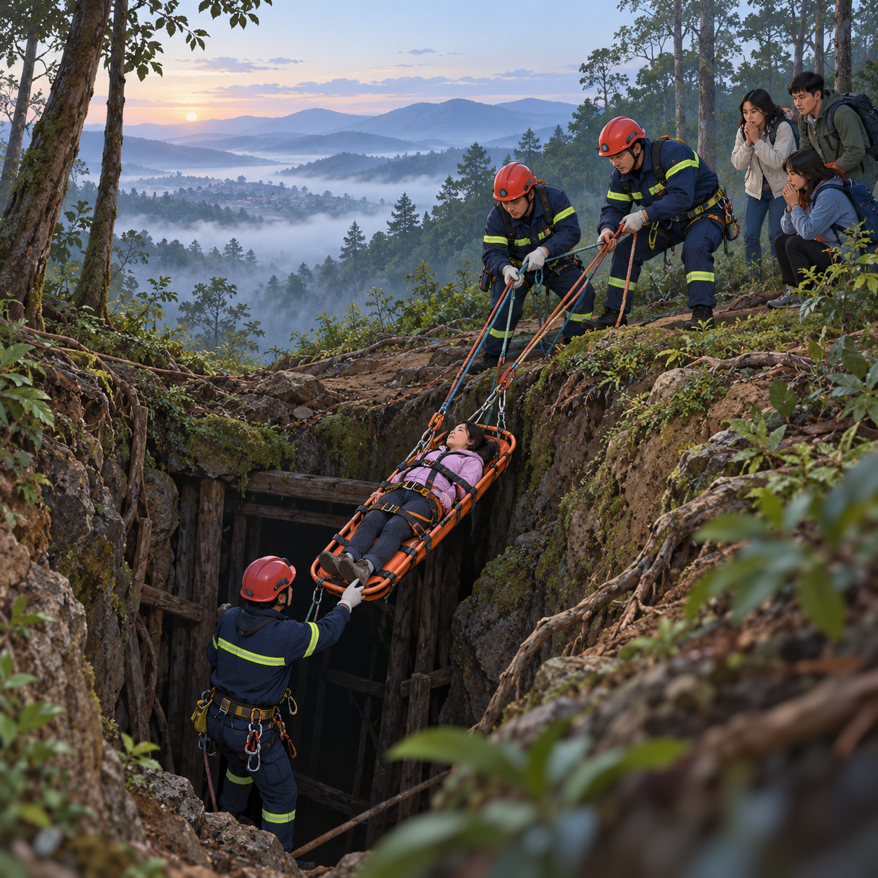 马国女游客大叻登山失足　坠10米矿坑受困逾一小时获救