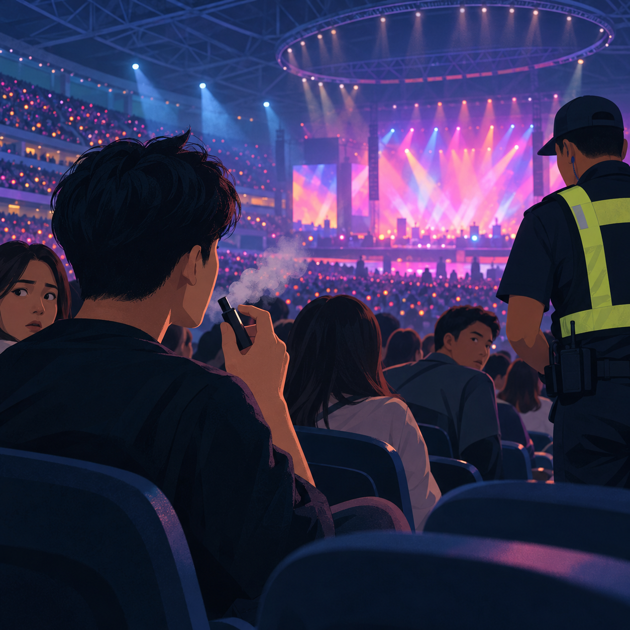 BIGBANG演唱会观众疑吸电子烟　卫生科学局跟进