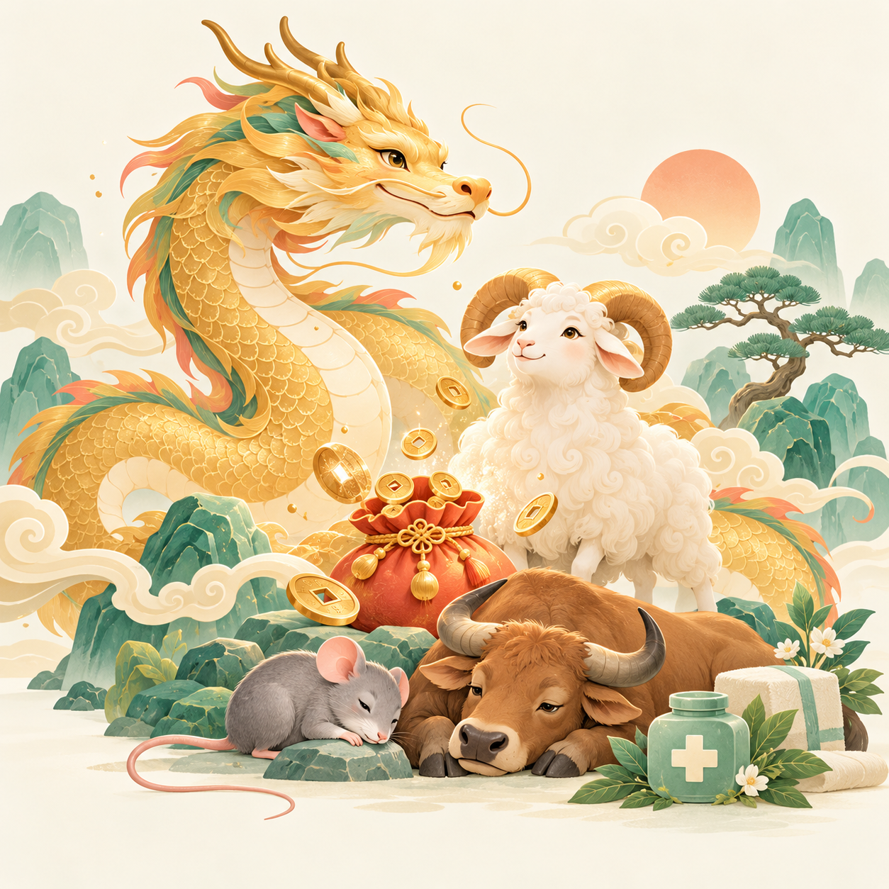 10月28日生肖运程：龙、羊财运较佳，鼠、牛健康运偏弱