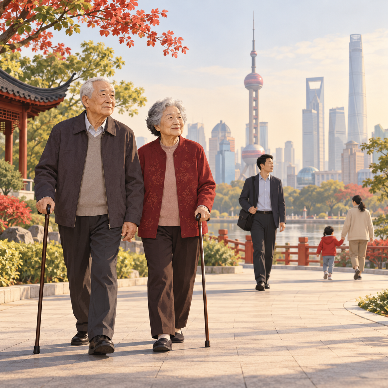 中国老年抚养比首次超过少儿抚养比