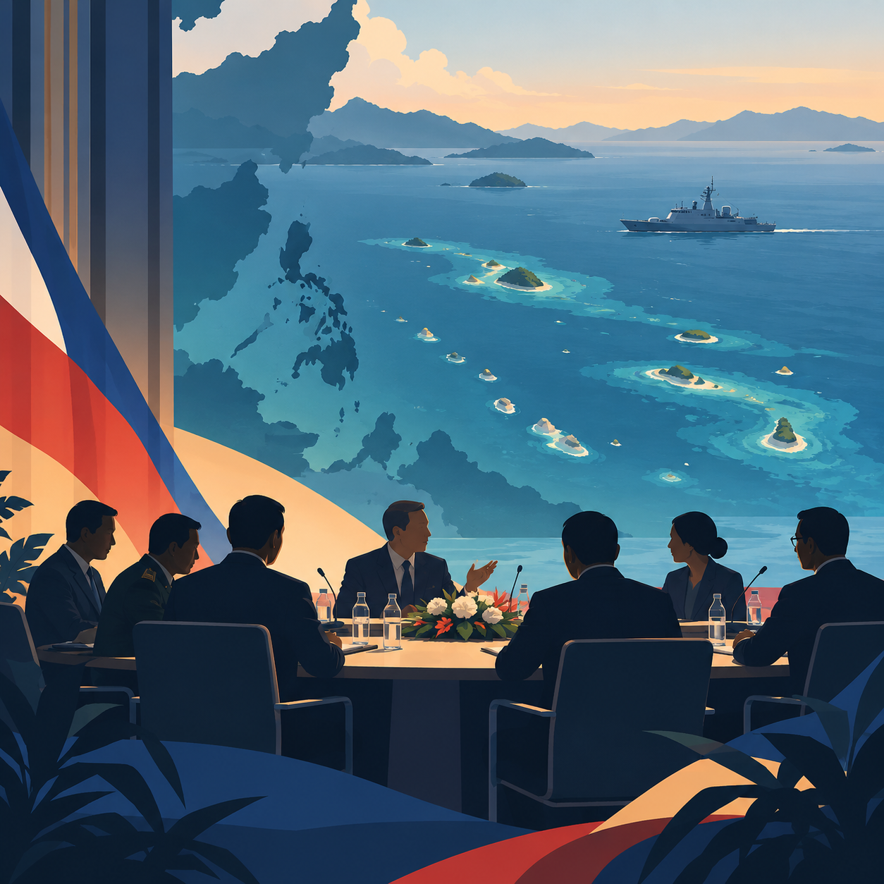 亚细安防长会议聚焦区域冲突风险，菲律宾吁和平解决南中国海争端