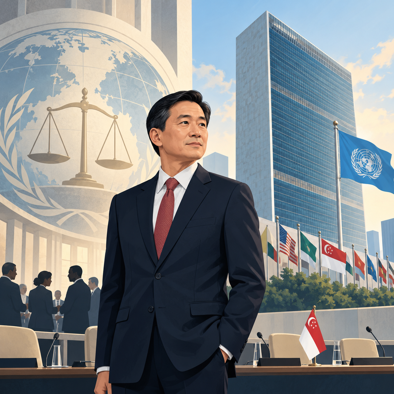 唐振辉访纽约出席国际法周 重申新加坡维护国际法承诺