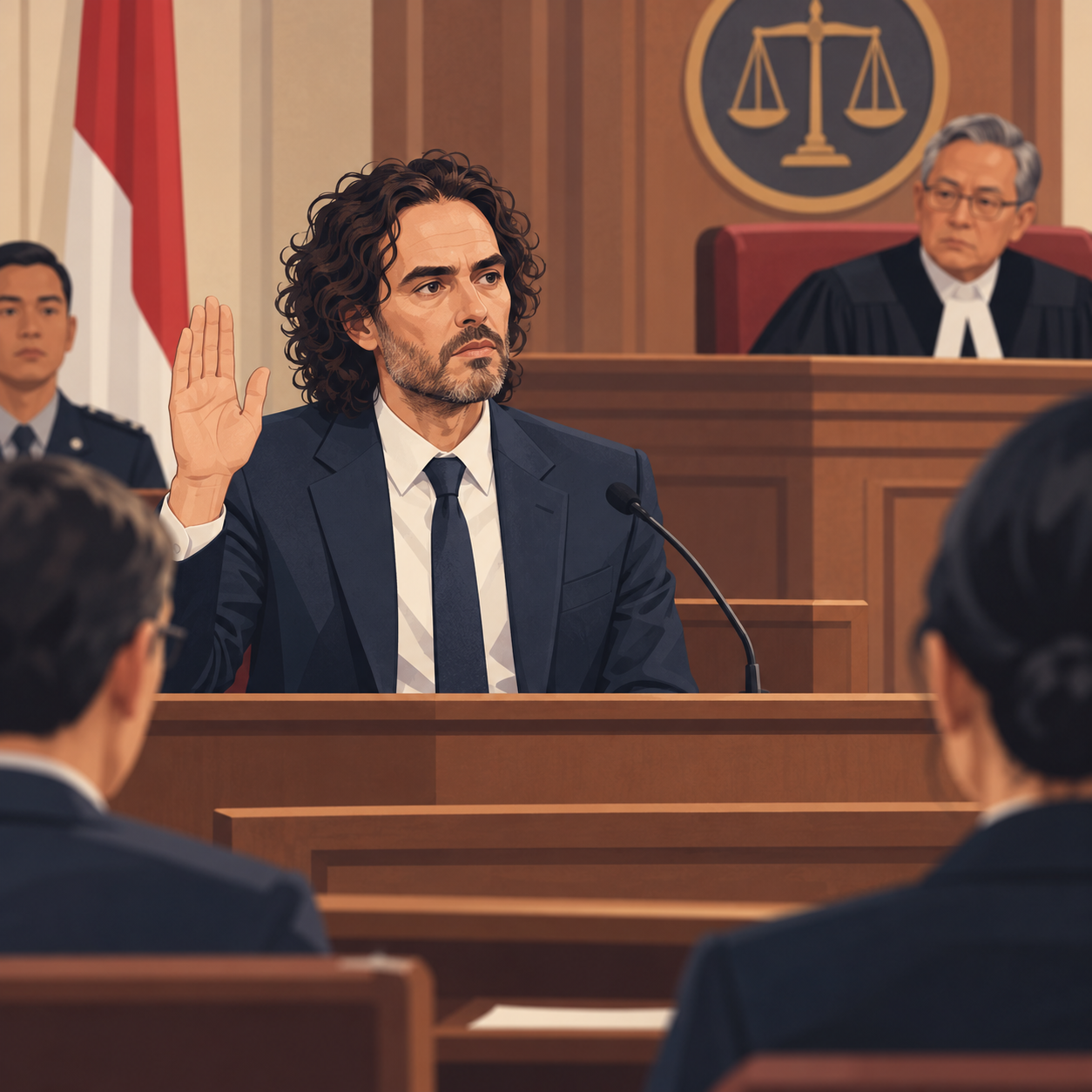 英国喜剧演员拉塞尔·布兰德出庭作证：同意是性关系的根本