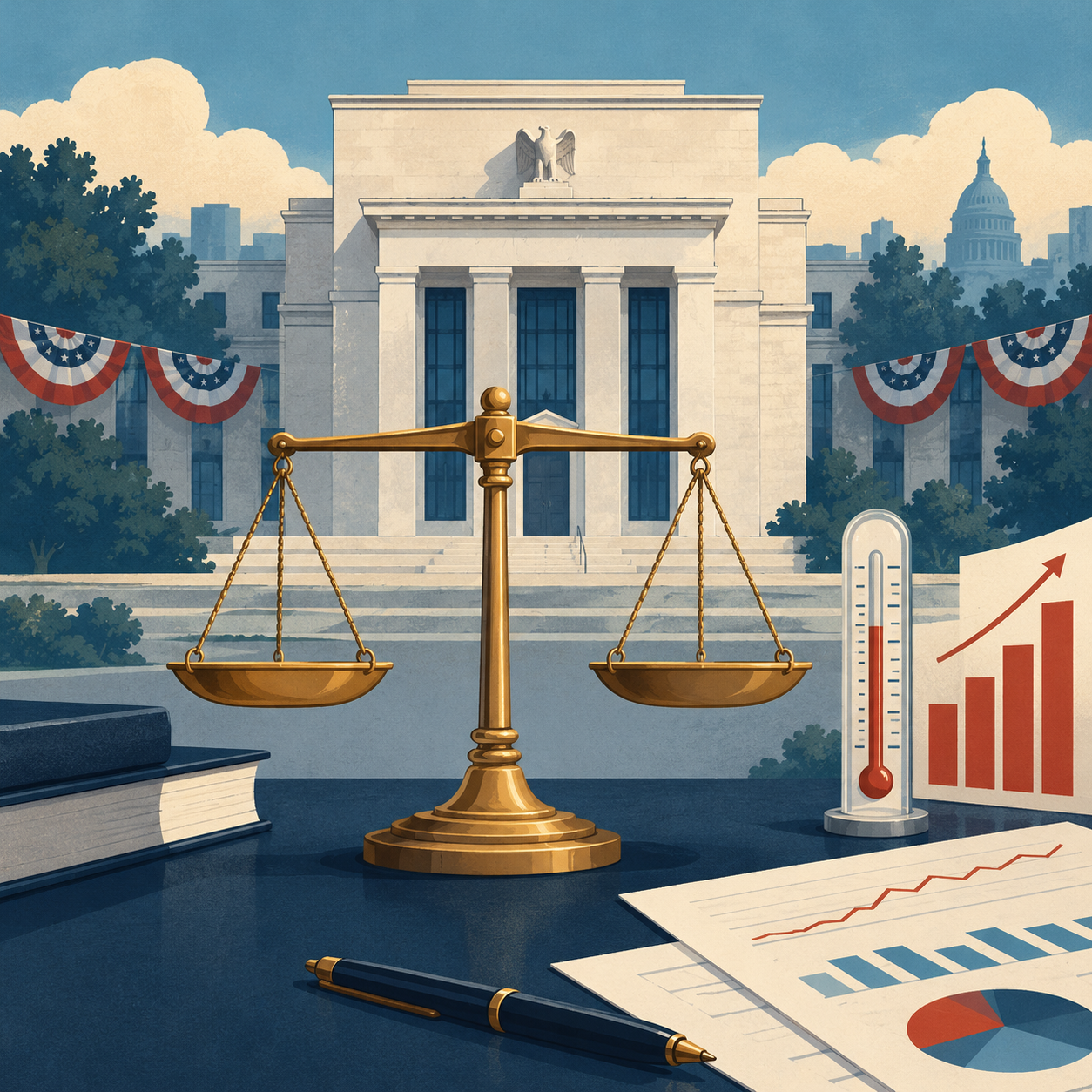 美国联储维持利率不变，称需更多通胀数据