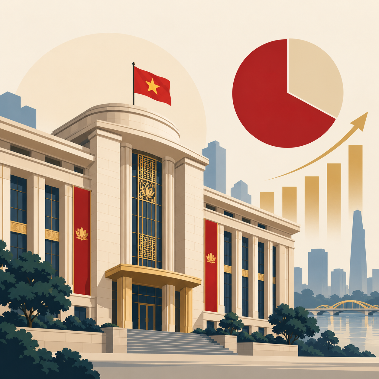 越南计划到2030年将国有大型银行政府持股最低比例定为65%