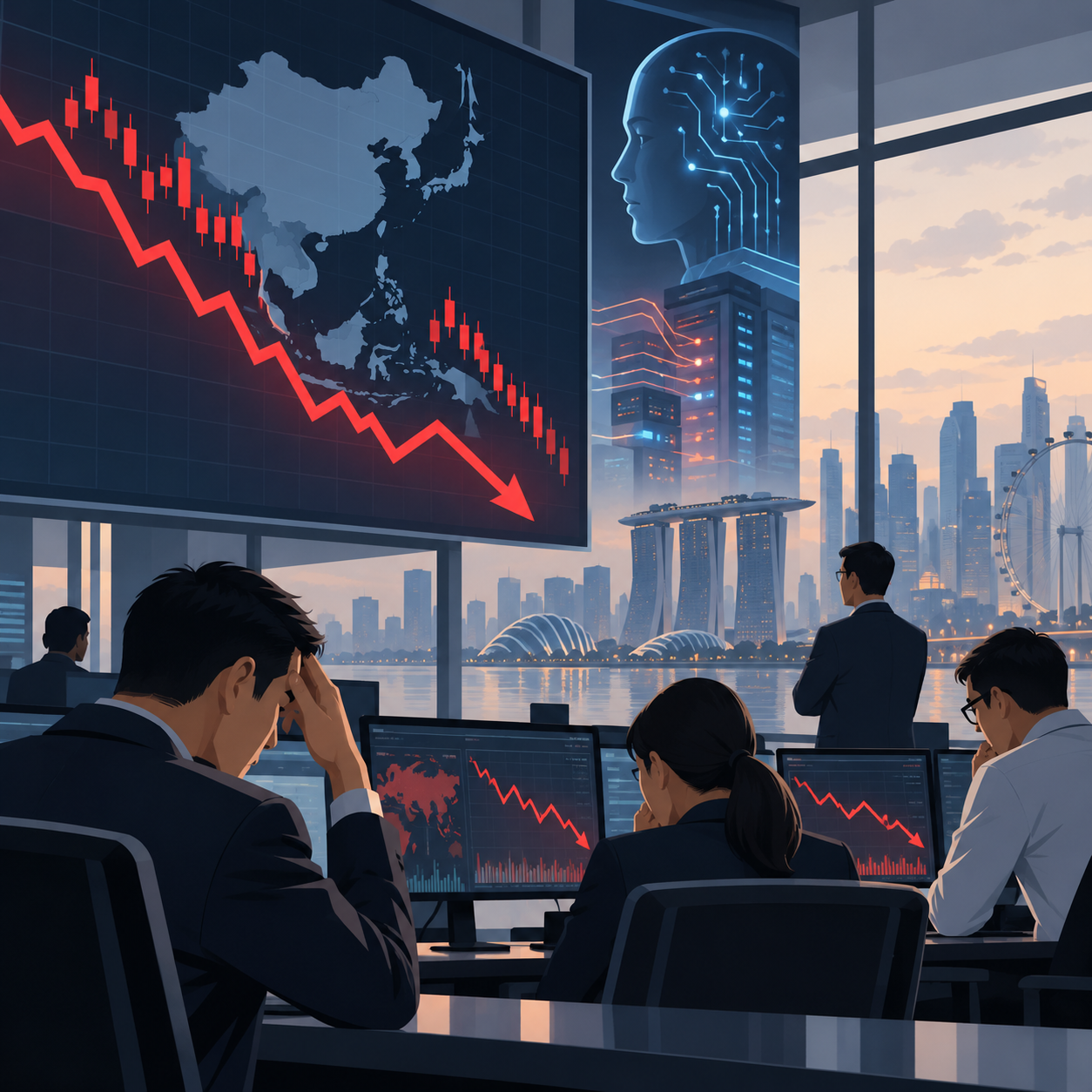 Alphabet财报支出引发担忧，亚洲股市回落