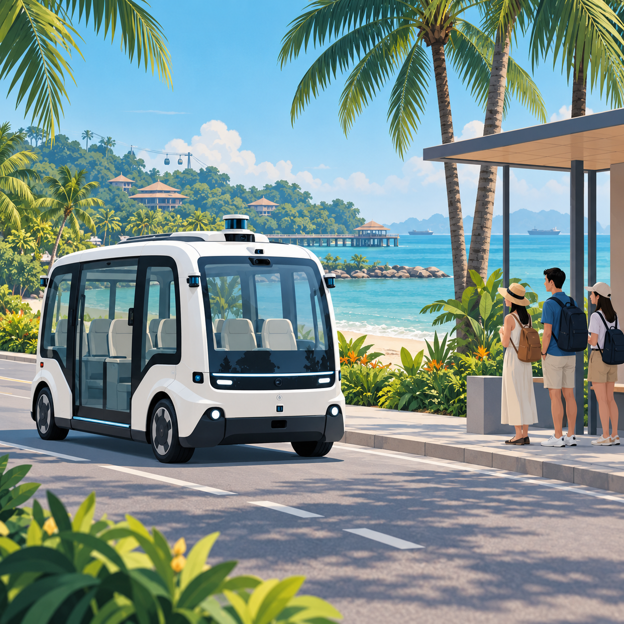 圣淘沙将于2027年初试行自驾接驳车