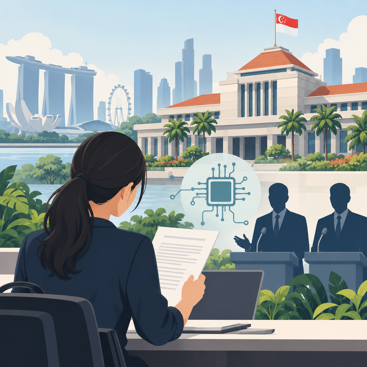 新加坡内政部澄清：未因与英伟达CEO关系调查黄艾丽