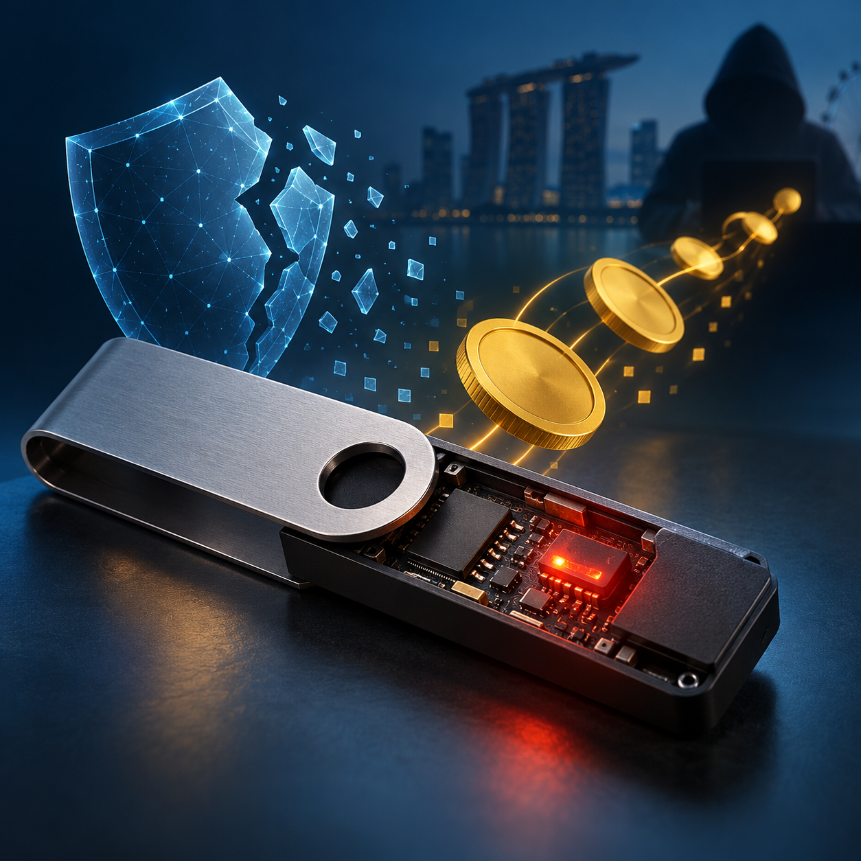 仿冒Ledger硬件钱包致加密货币损失达350万新元