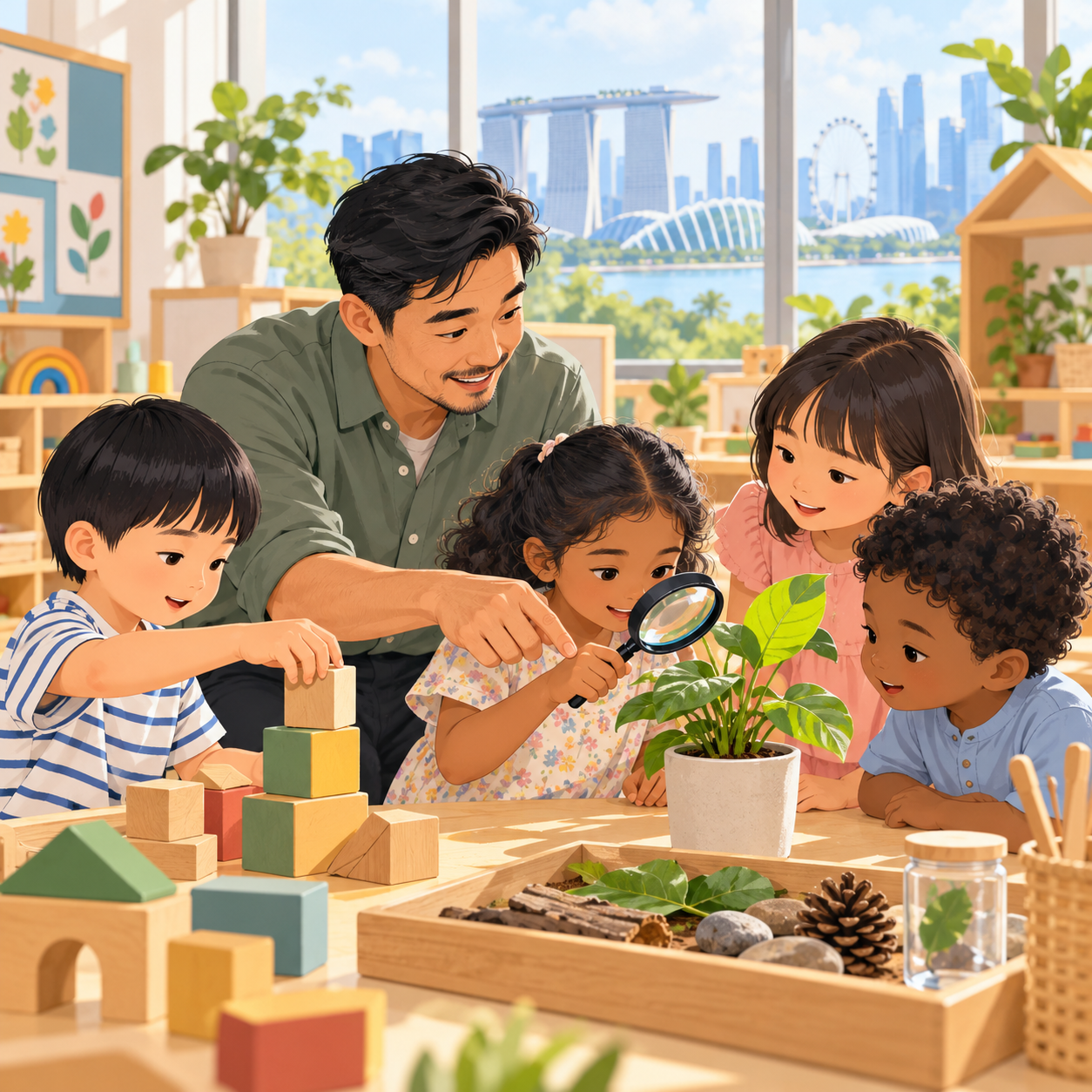 本地幼教男教师四年增近六成，为课堂带来不同视角