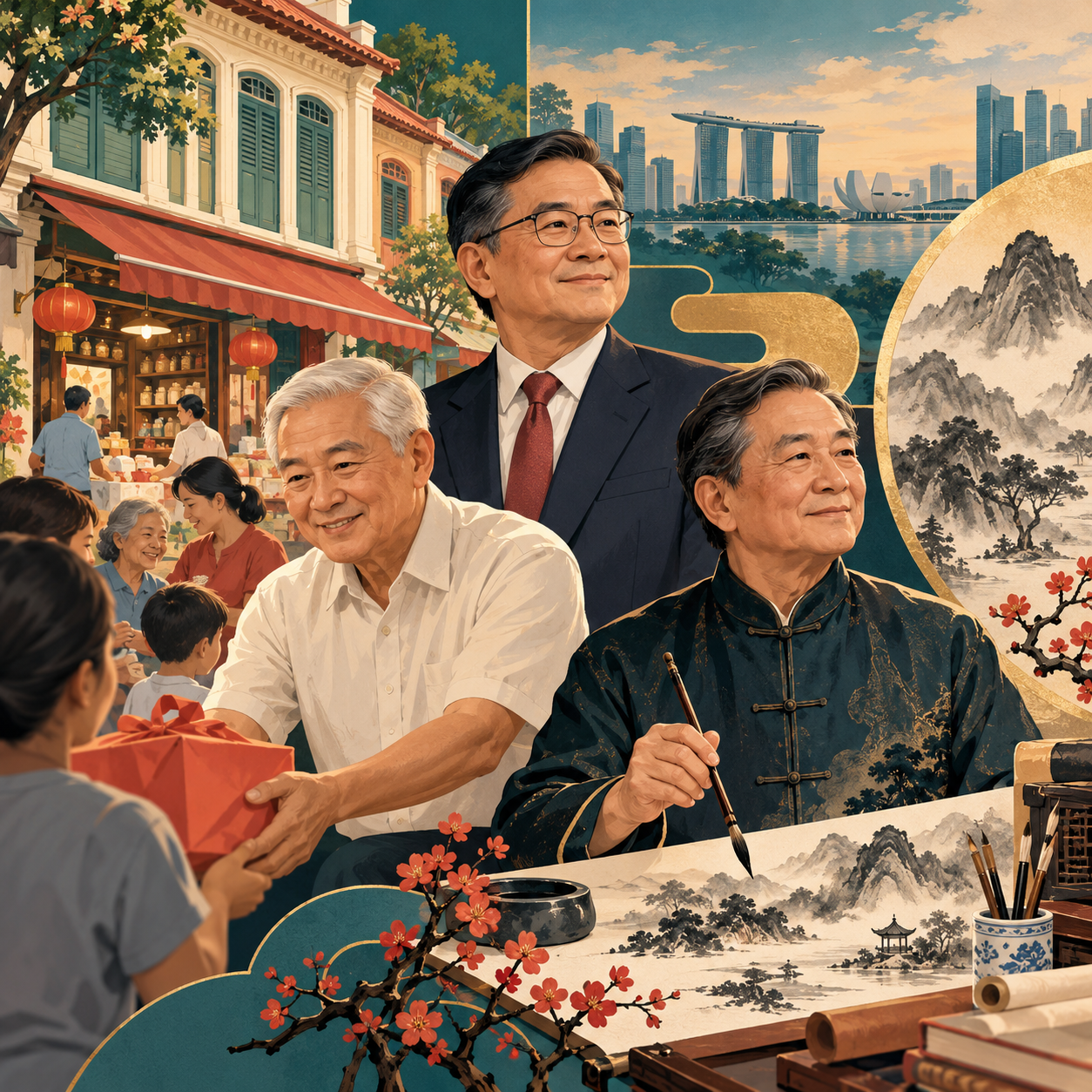 三名新加坡人士获华耀奖　表彰慈善与文化贡献