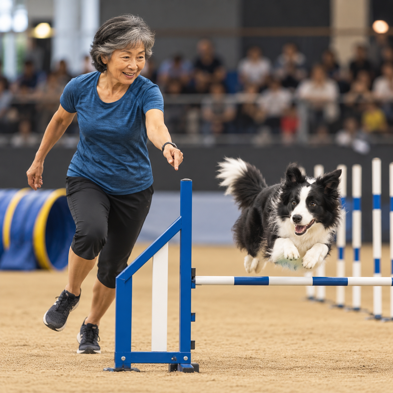新加坡女子与边境牧羊犬获敏捷犬世界锦标赛第五名
