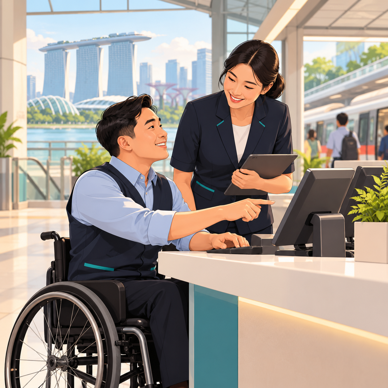 新捷运与SG Enable签署备忘录，推动残障人士就业包容