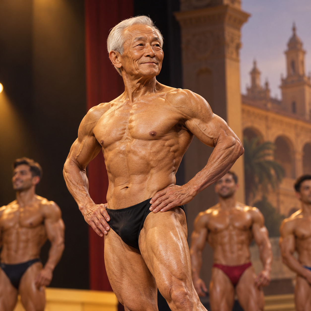 日本90岁健美选手赴西班牙参赛　盼鼓励长者坚持运动